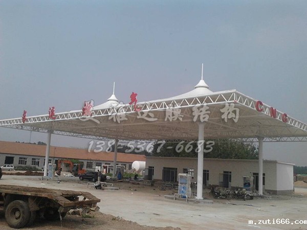 安丘长运燃气膜结构罩棚 (1)