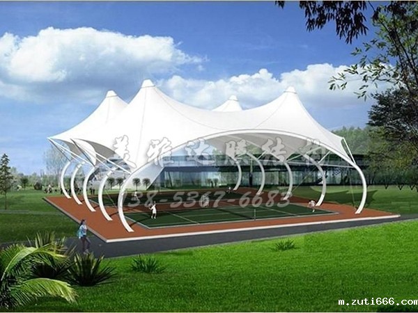 球场泳池膜结构