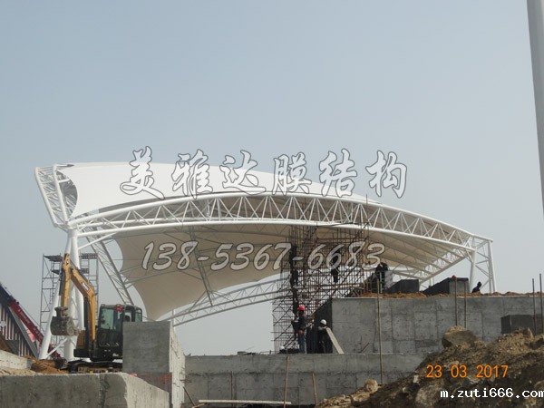 潍坊滨海沙滩膜结构工程