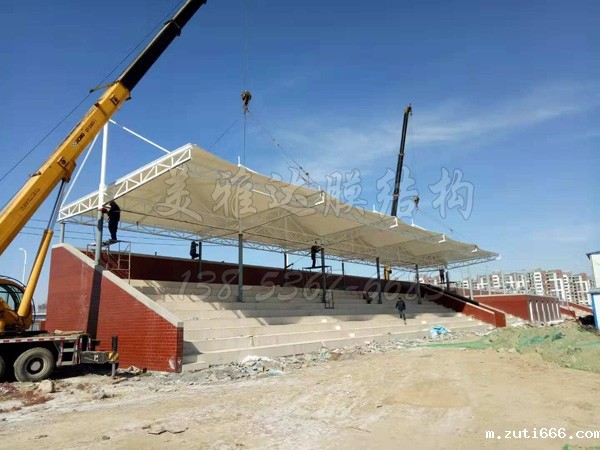 东营中学看台膜结构