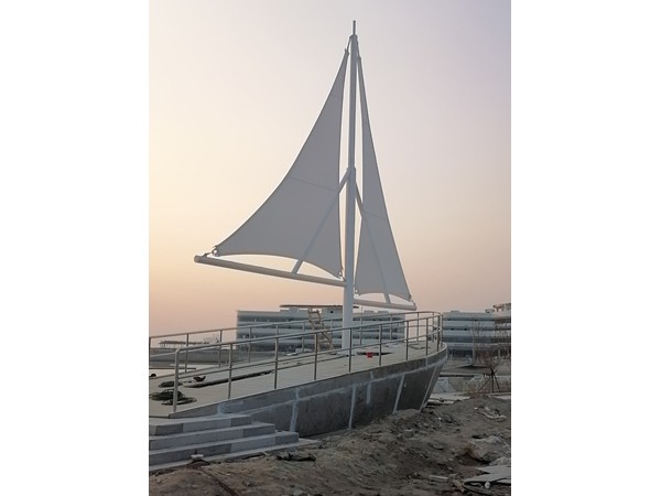 12、景观膜结构：潍坊码头景观膜结构 (2)