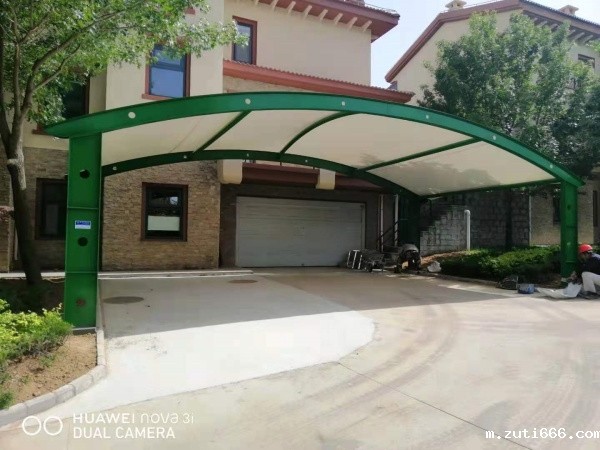 车棚膜结构：南山别墅车棚膜结构